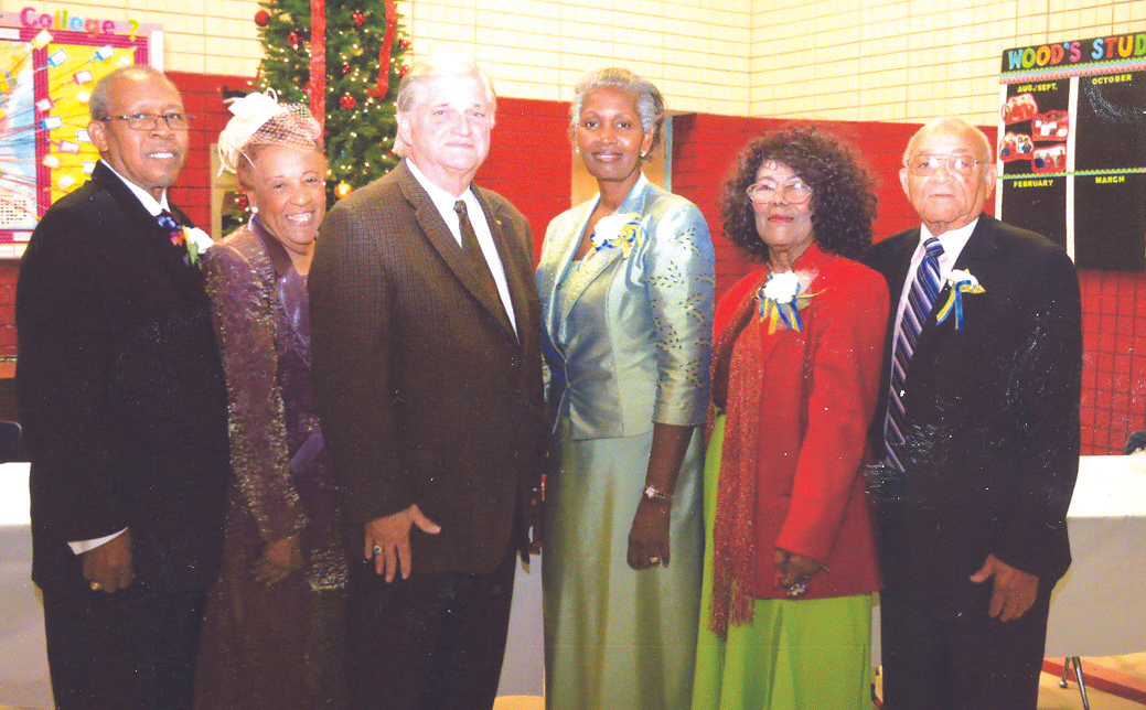 Ernest and Dr. Ruth Wyrick with Terrell City Councilman Charles Whitaker and honorees Patricia Harris, Delphia and Joseph