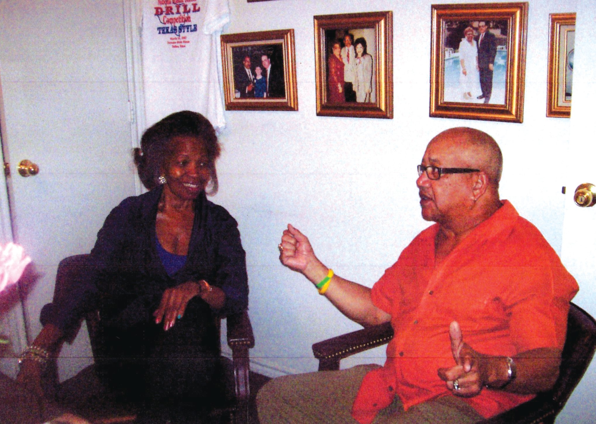 Ms. Ester Davis interviewing Mr. Leon Simon